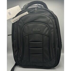 Perry Ellis Black Laptop M150 Backpack NWT
